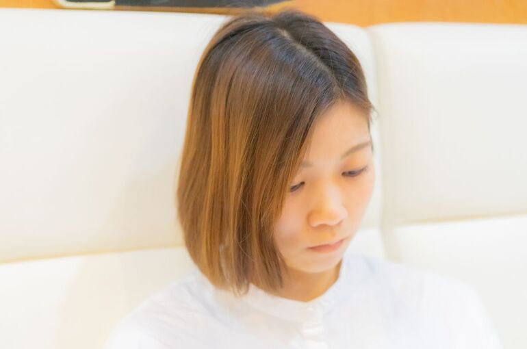 18ショートカット バレイヤージュ
