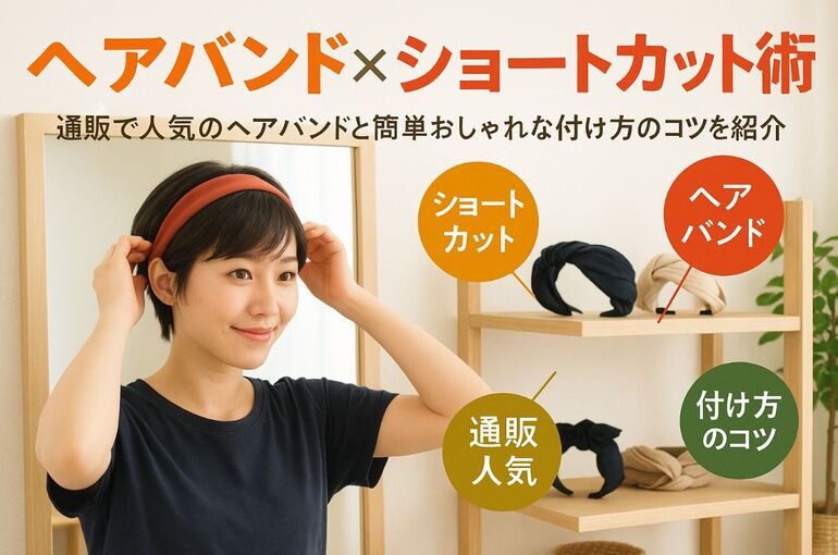 18ショートカット ヘアバンド