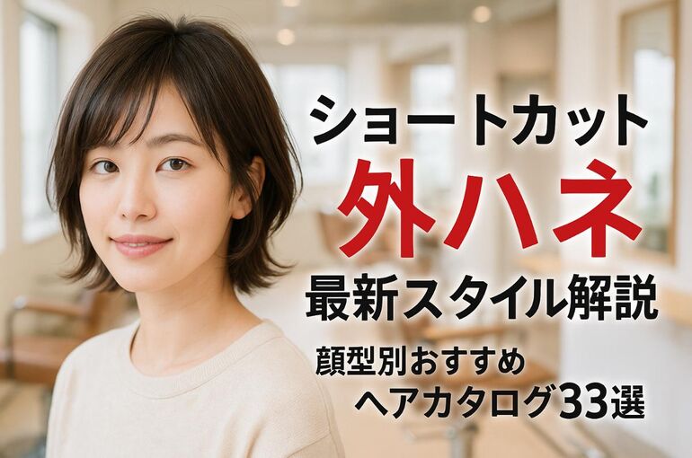 12 ショートカット 外ハネ