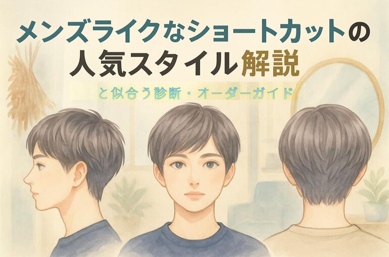 18 ショートカット メンズライク