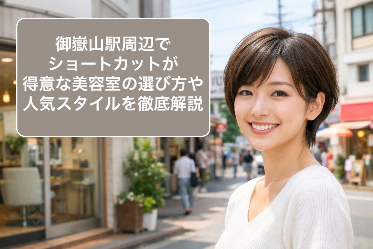 御嶽山駅周辺でショートカットが得意な美容室の選び方や人気スタイルを 