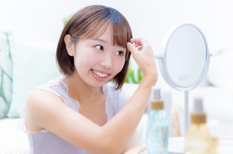 ショートカット ヘアアレンジ
