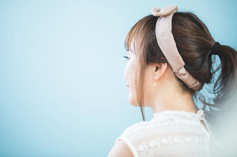 24ショートカット ポニテ