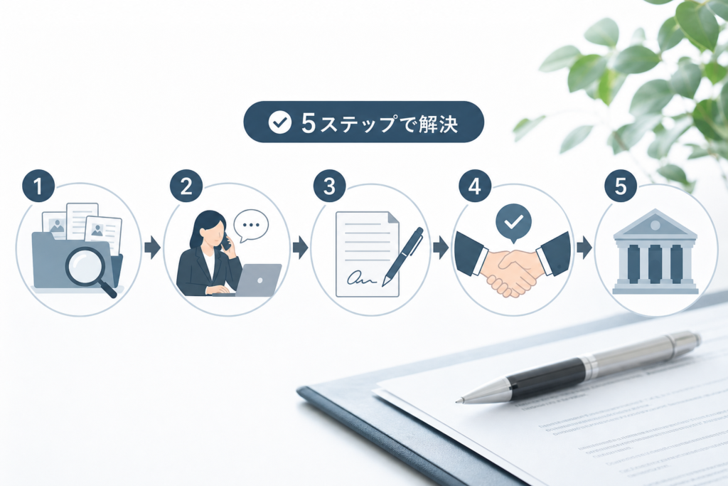 不倫相手に慰謝料請求を最短で成功させる全体フロー