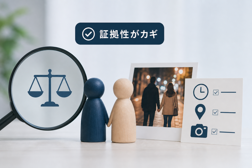 手を繋ぐ行為が不倫の証拠として認められる条件