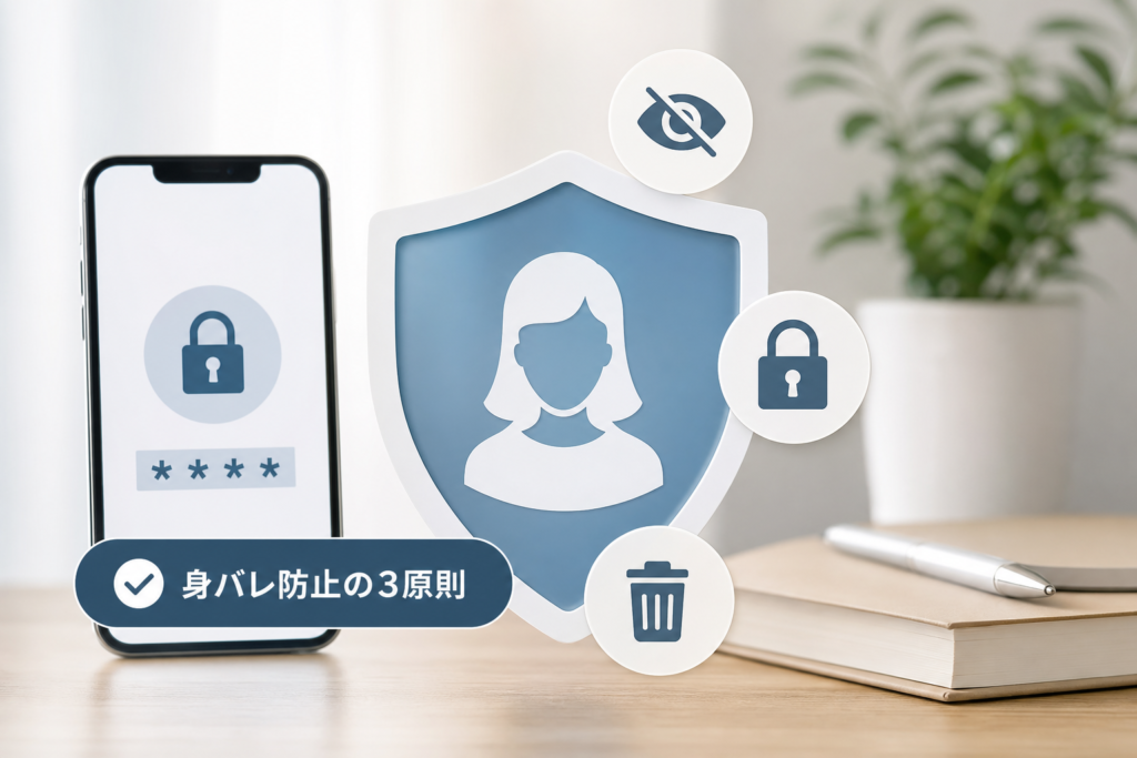 身バレを防ぐためのプライバシー管理と情報セキュリティ