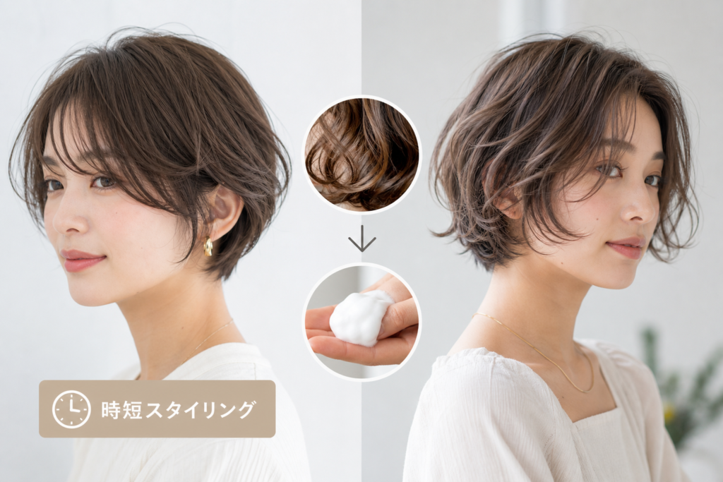 ショート・ボブで垢抜けるパーマテクニック