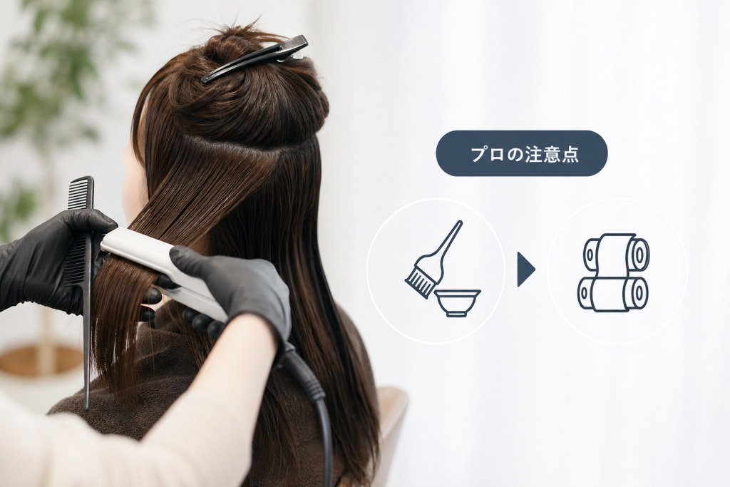 デジタルパーマや縮毛矯正ならどっちが先？プロの注意点と理想の順番
