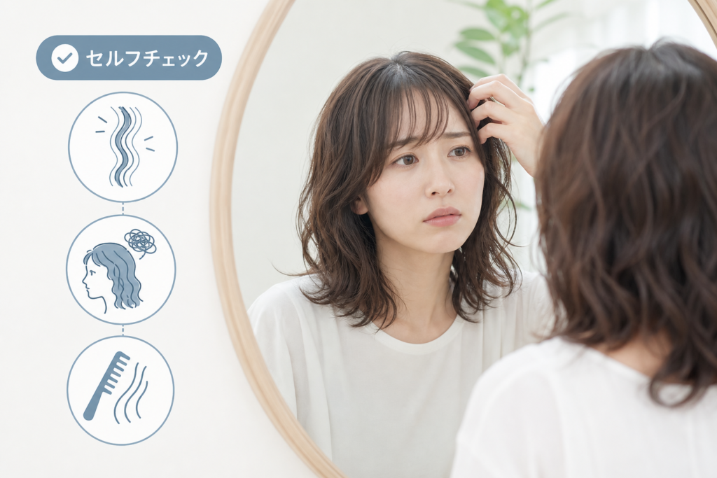 パーマが思ってたのと違う場合の見極めるセルフチェック