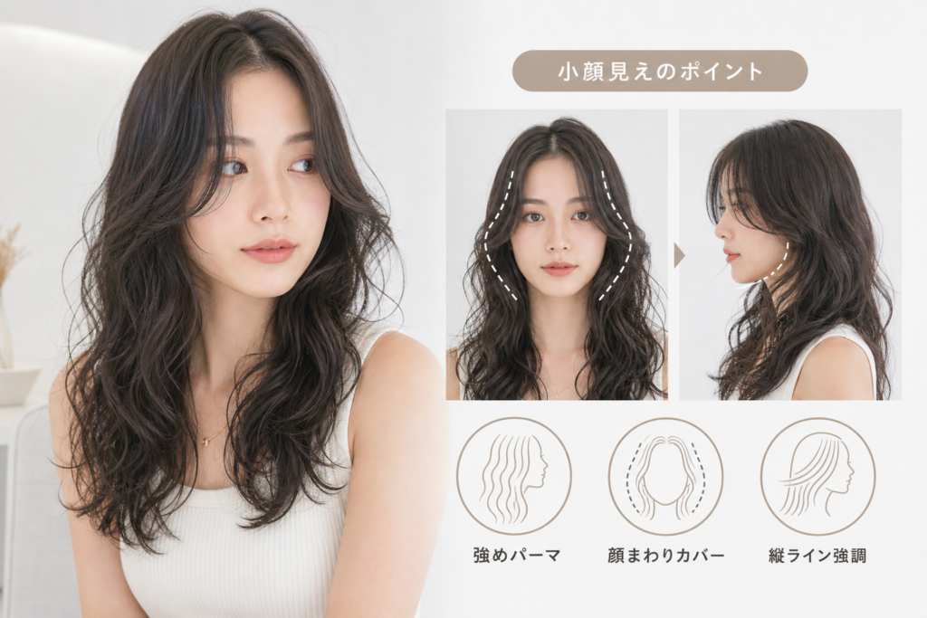 ミディアムワンレン強めパーマの実例と似合わせの新常識