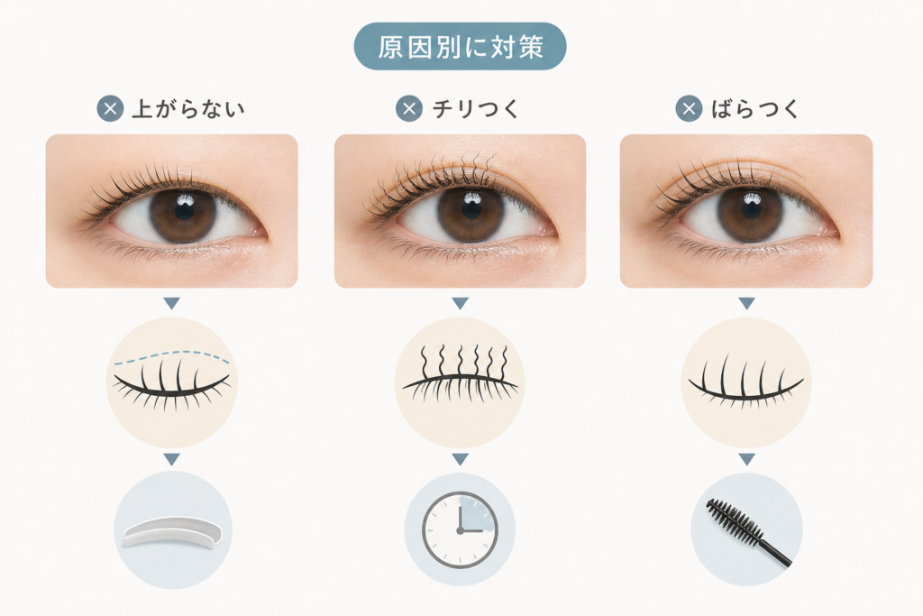 一重で起こりやすい失敗：上がらない・チリつく・ばらつく原因別対策