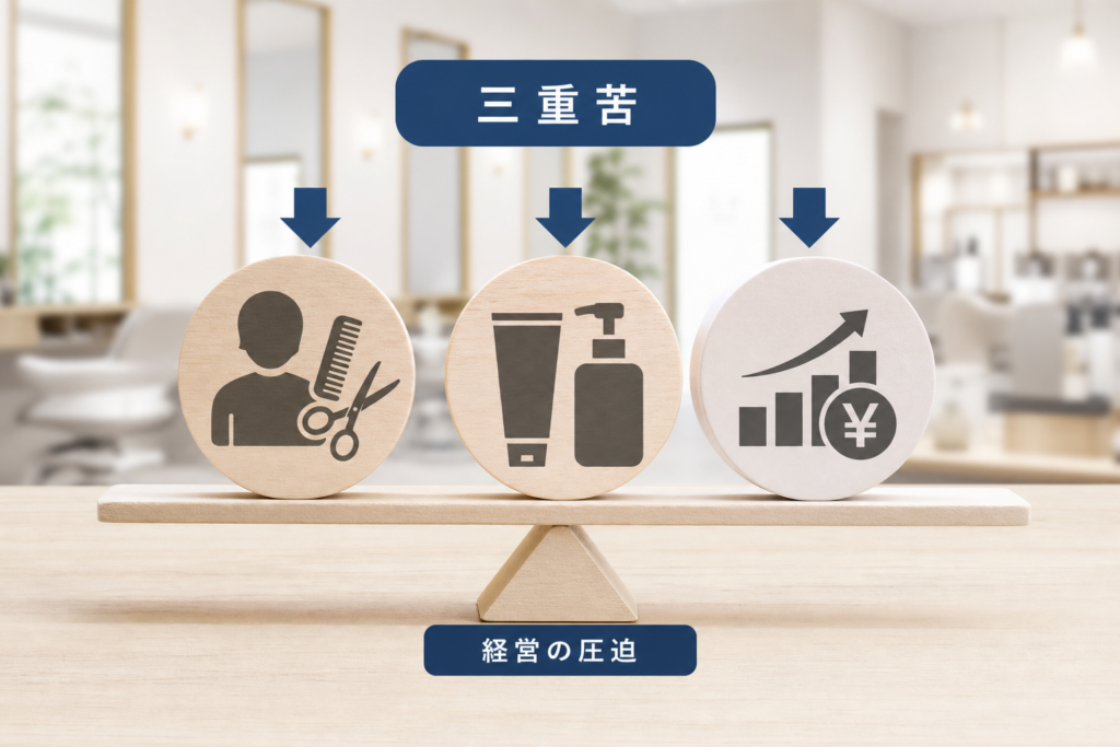 美容室を圧迫する三重苦|人手不足・原価高騰・値上げの難しさ