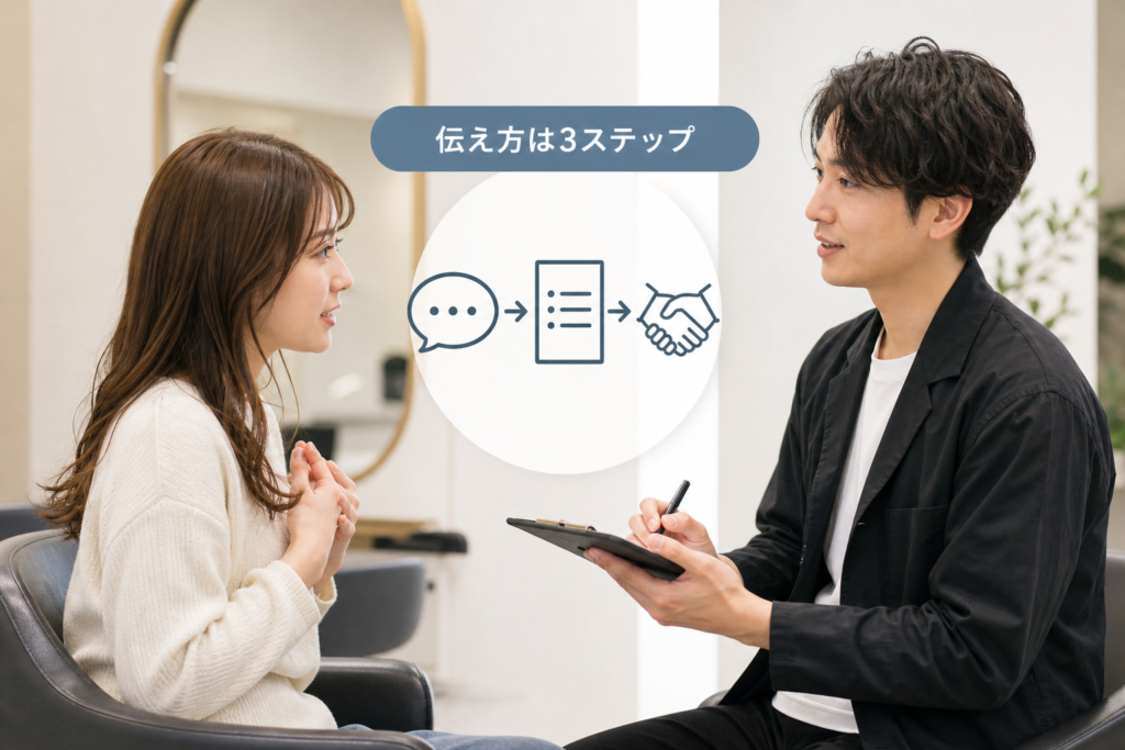 美容師への伝え方テンプレと交渉の進め方