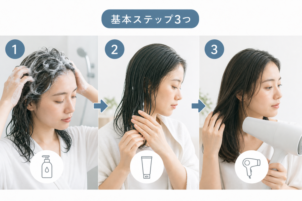 自宅でできるパーマをゆるめる基本ステップと実践手順