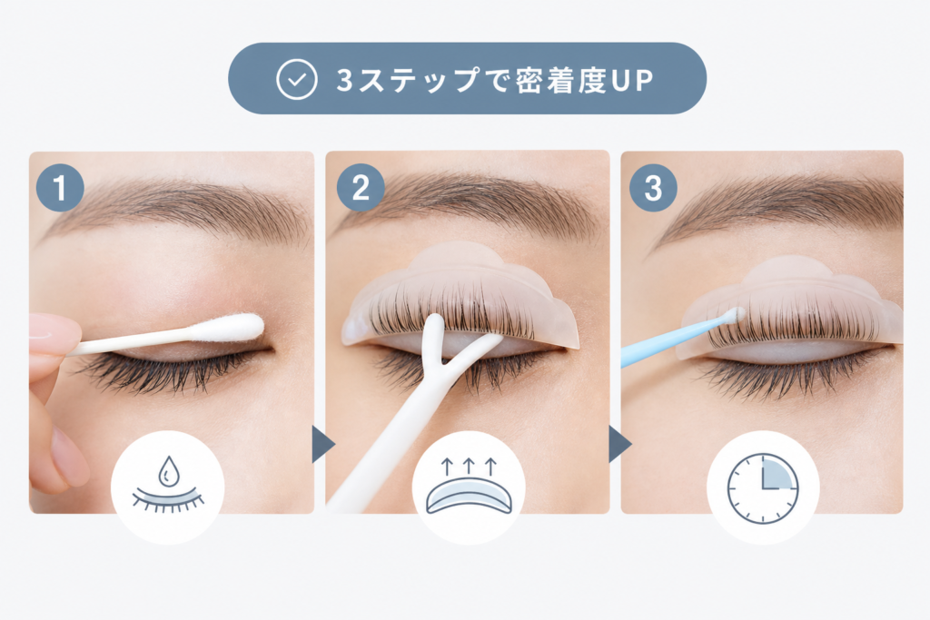 ロットが浮いた時の直し方——密着度UPの基本ステップ