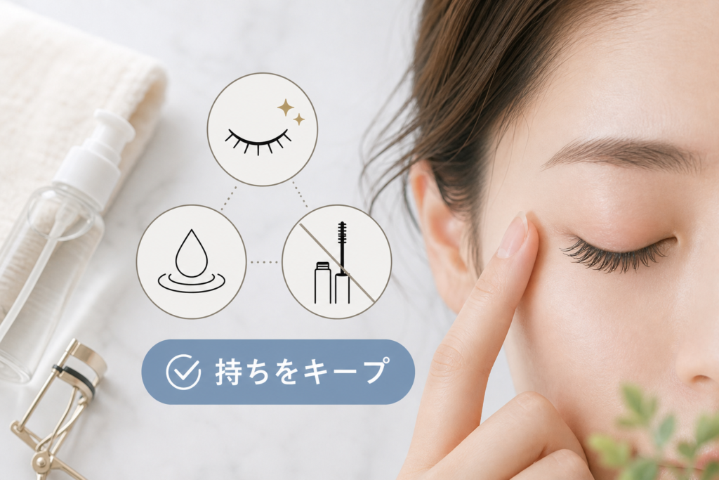 まつ毛パーマの持ちを伸ばすケア方法とアフター対策