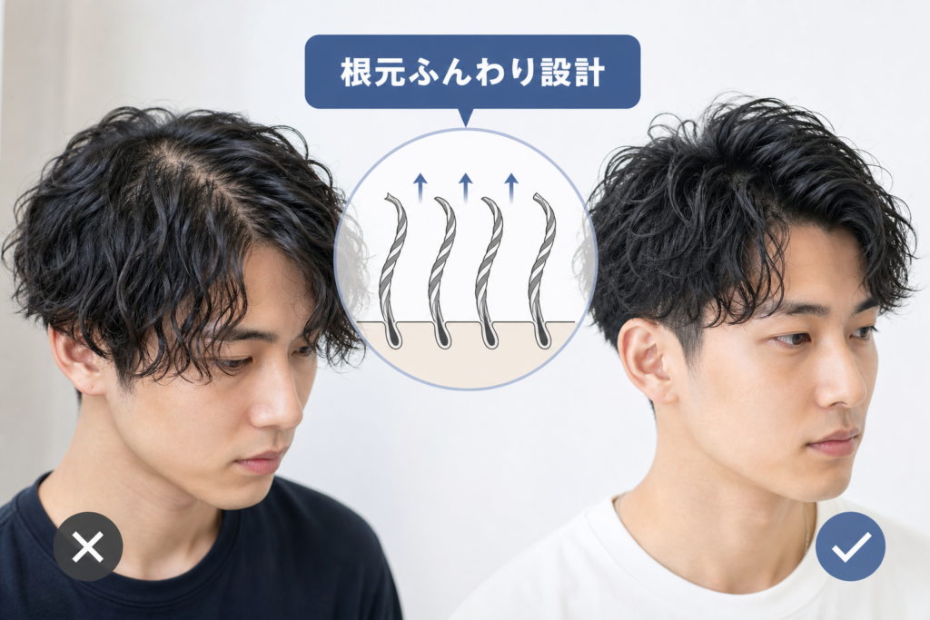 ツイスト・スパイラルの失敗リスク｜パーマで禿げて見えるのを防ぐ安心デザイン