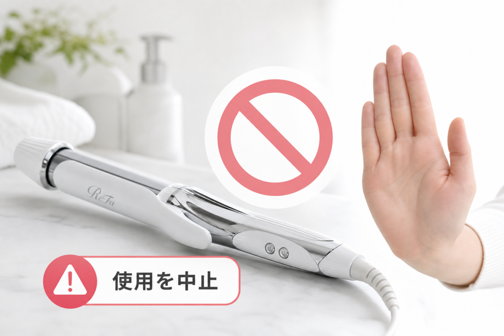 この症状があればすぐに使用を中止する