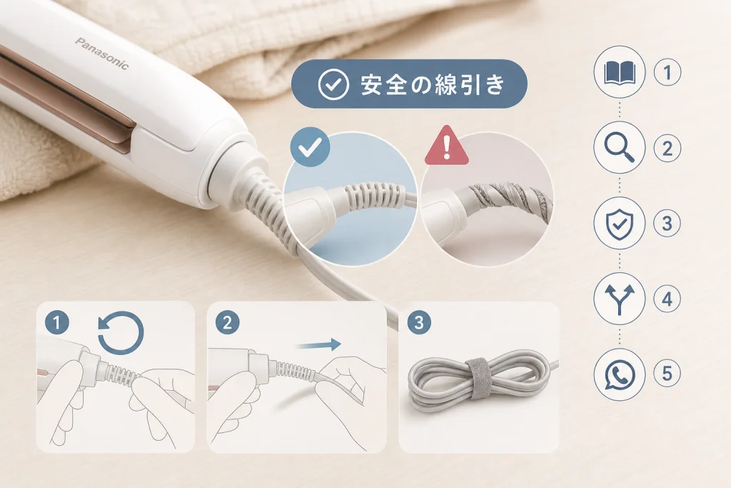 ねじれを戻したくなったときの安全な線引き