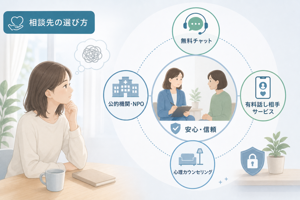 心のモヤモヤを整理したい場合の心理カウンセリング