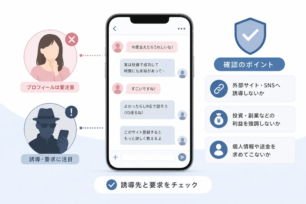 怪しいプロフィールの確認方法と見分け方の限界