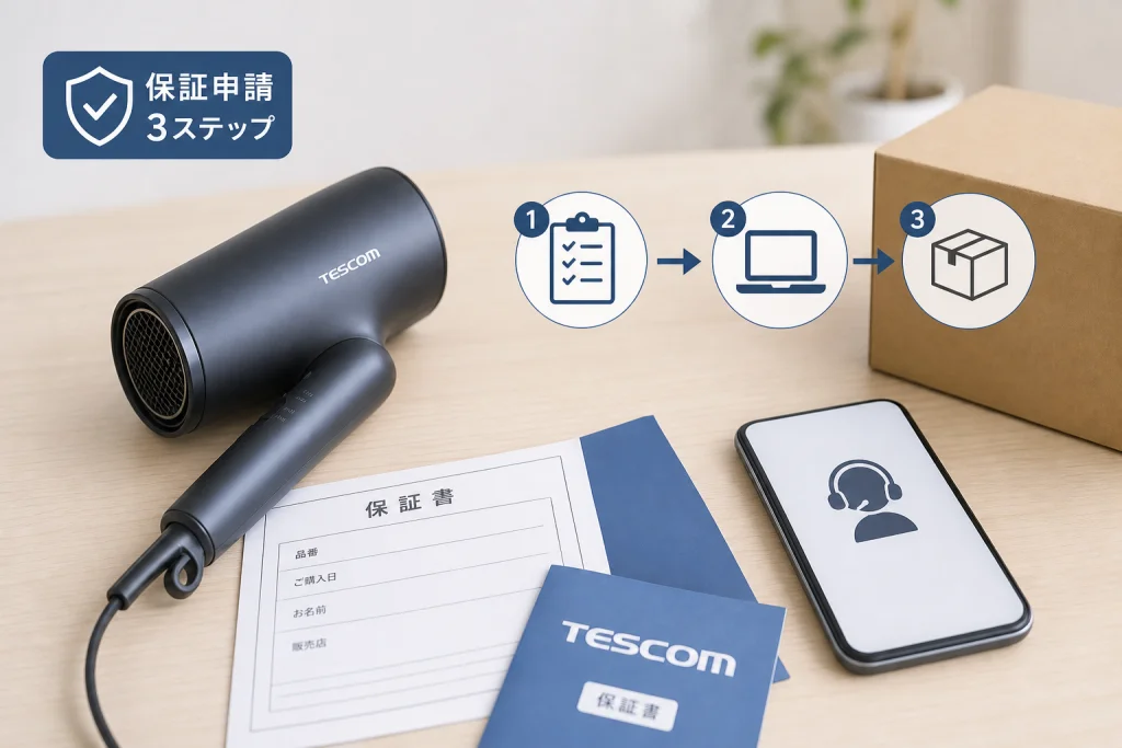 使用後に故障した場合|メーカー保証の申請方法