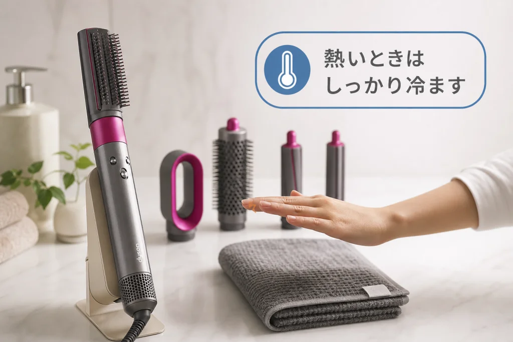 使用直後に熱いときはどう冷ます？火傷を避ける扱い方