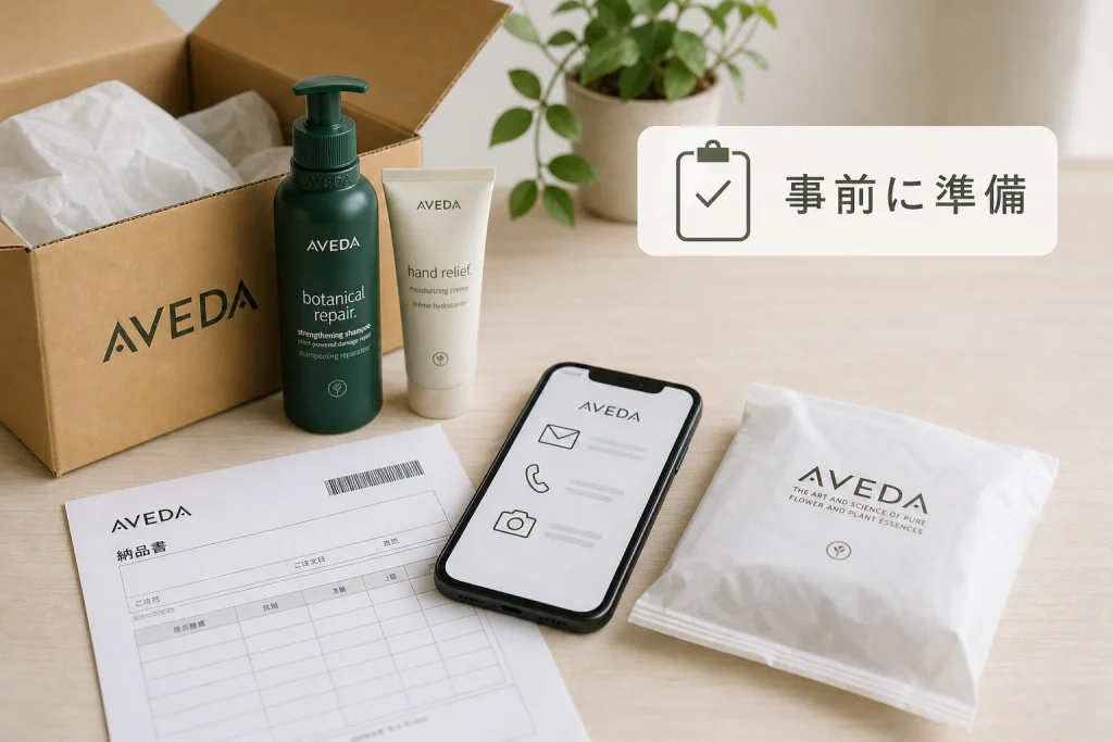 返品・交換を相談する前に準備するもの